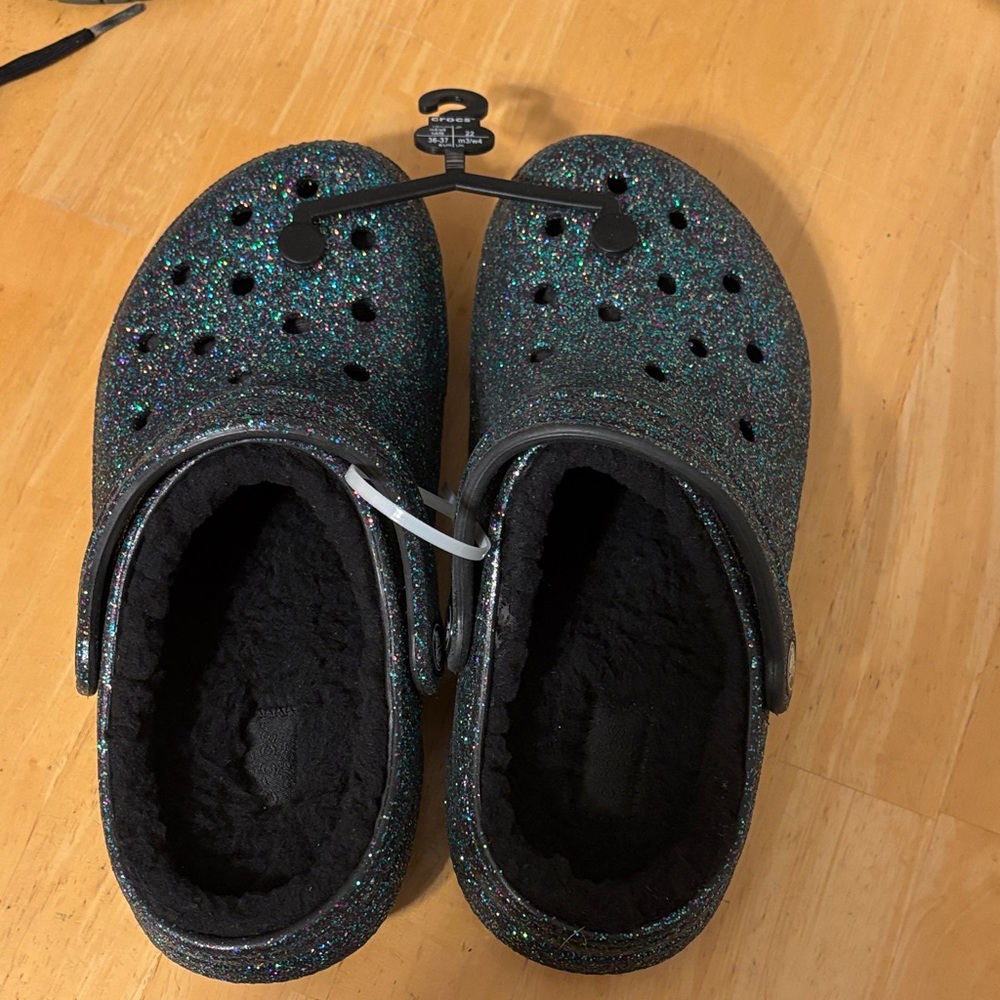 Crocs women Glitter shearling